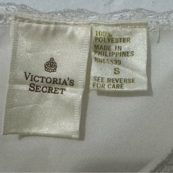 Vintage Victoria's Secret Gold Label White Slip Dress - Picture 3 of 8